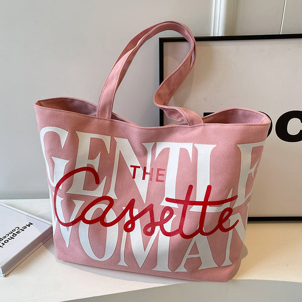Willow Canvas Luxe Tote – Soft Stitch Street Edition