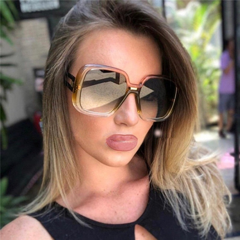 Solara Luxe Gradient Sunglasses – Oversized  NoStatement Frames