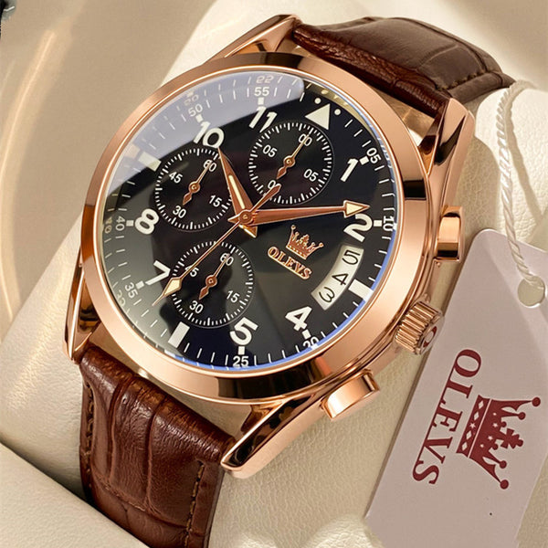 OLEVS Prestige Series – Men’s Luxury Quartz Watch