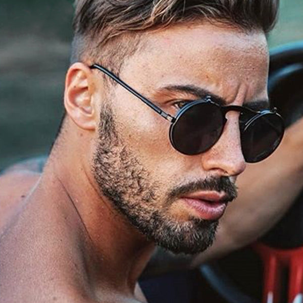 Vintaro Retro Rounds – Bold Fashion Sunglasses for Men