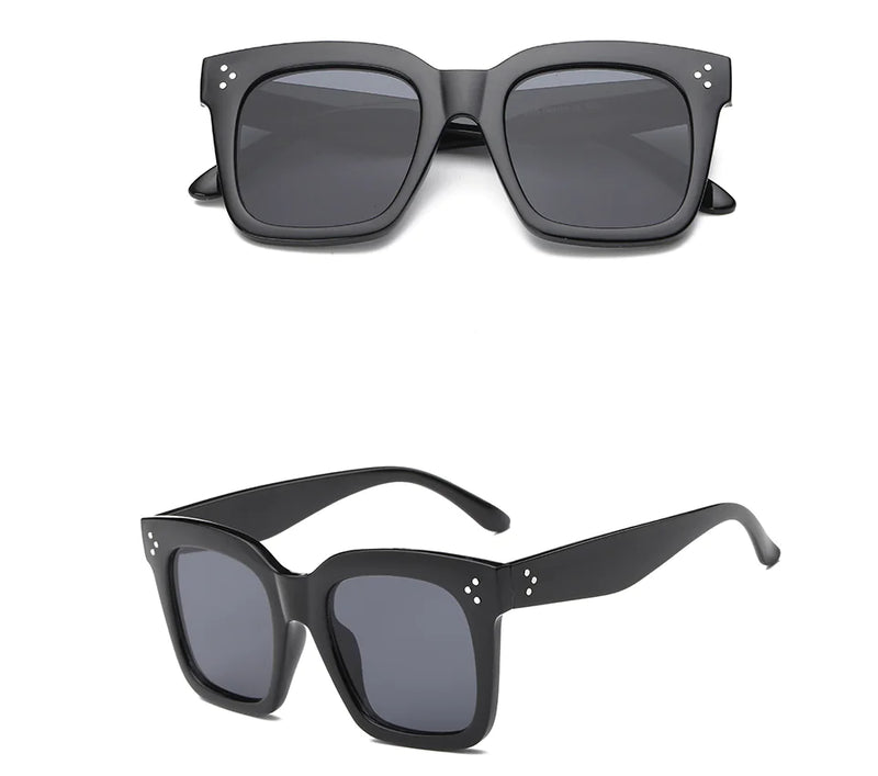 Leopard Print Oversized Square Sunglasses for Fashion